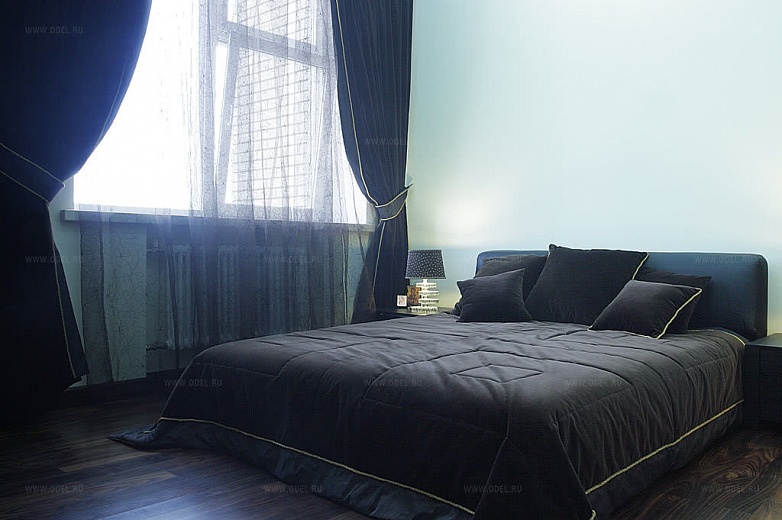 Текстильное оформление спальни в современном стиле